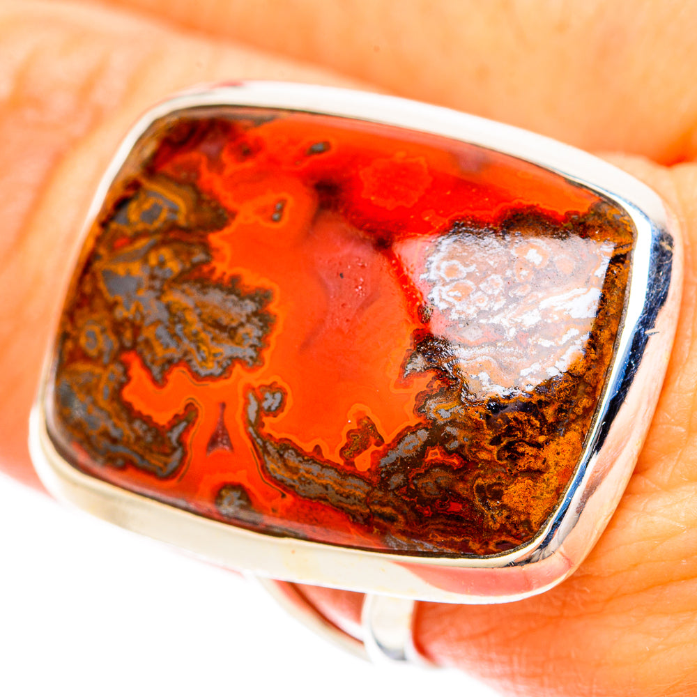 Moroccan Agate Rings handcrafted by Anasilvercos - RING120348