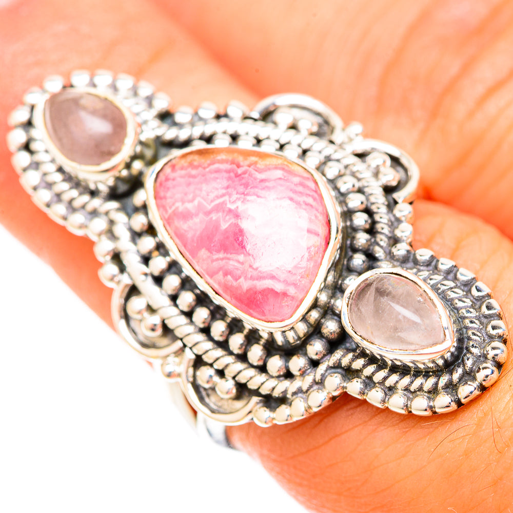Rhodochrosite Rings handcrafted by Anasilvercos - RING120350