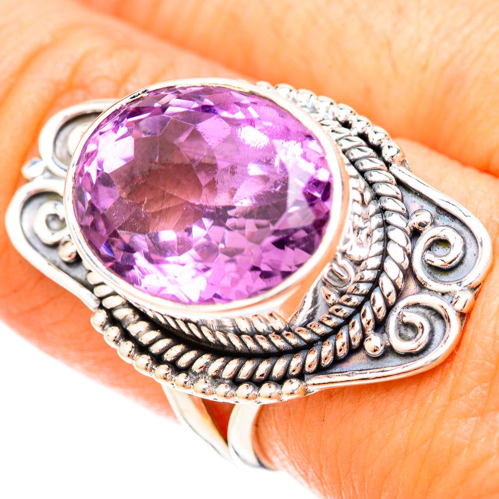 Amethyst Rings handcrafted by Anasilvercos - RING120358