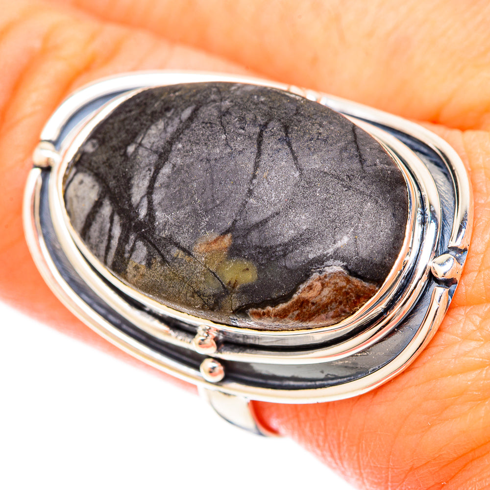 Picasso Jasper Rings handcrafted by Anasilvercos - RING120359