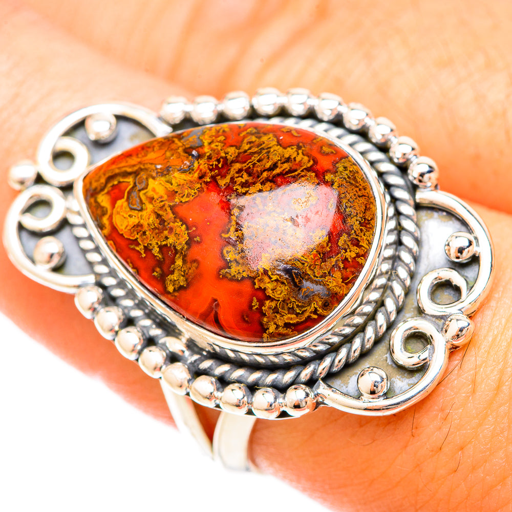Moroccan Agate Rings handcrafted by Anasilvercos - RING120393