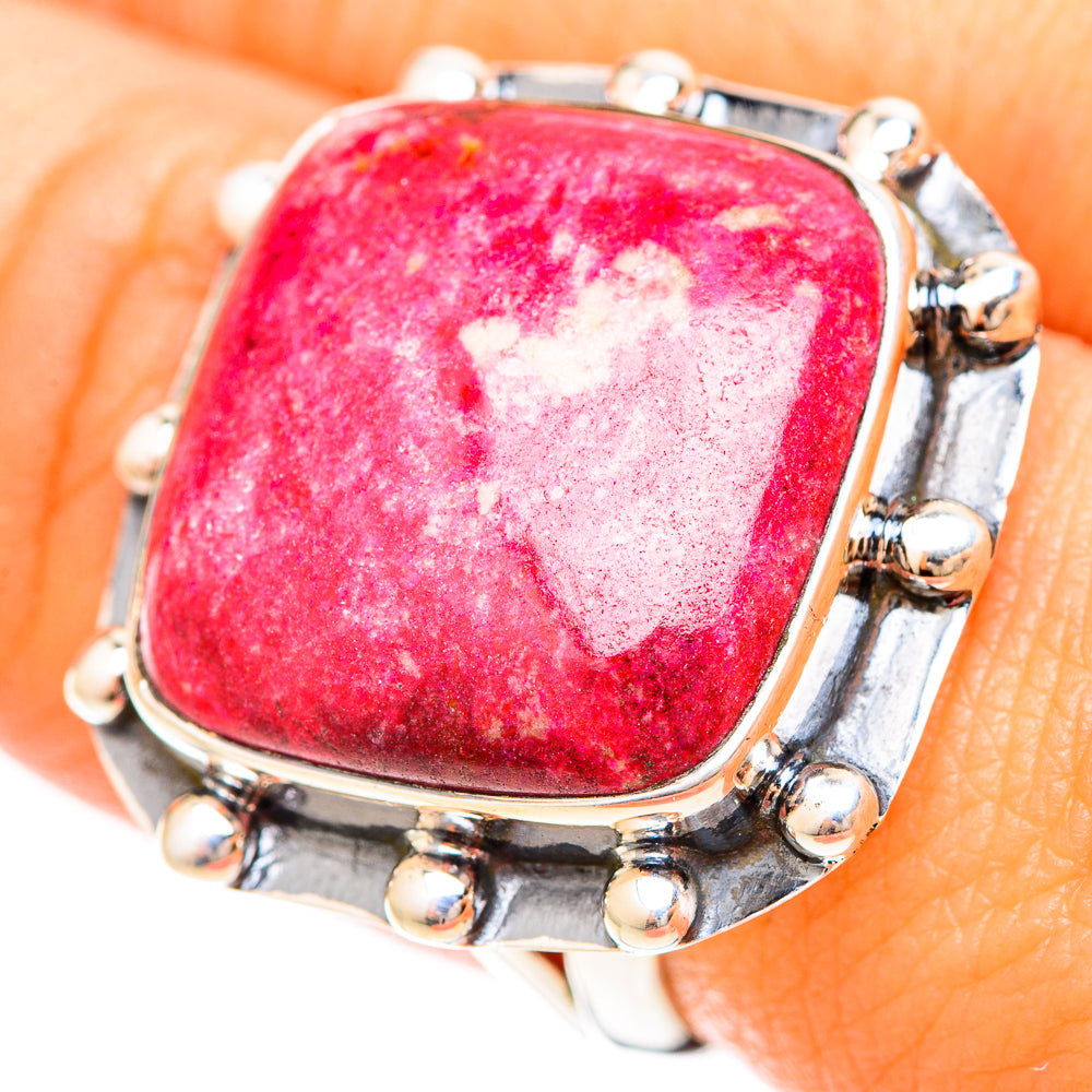 Thulite Rings handcrafted by Anasilvercos - RING120395