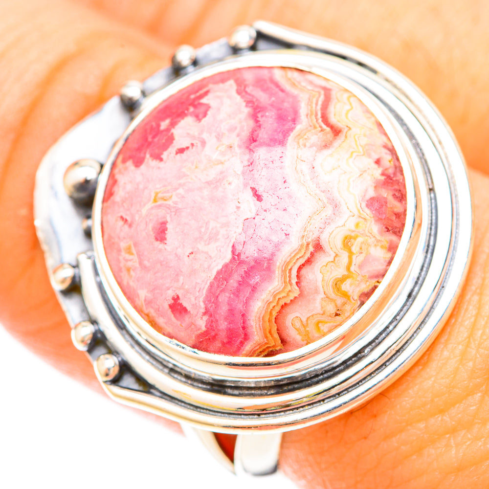 Rhodochrosite Rings handcrafted by Anasilvercos - RING120396