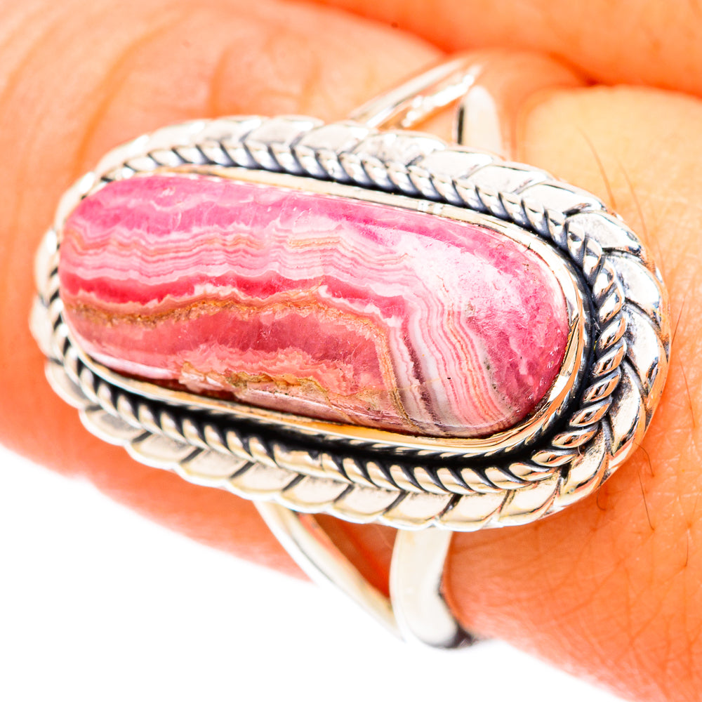 Rhodochrosite Rings handcrafted by Anasilvercos - RING120442