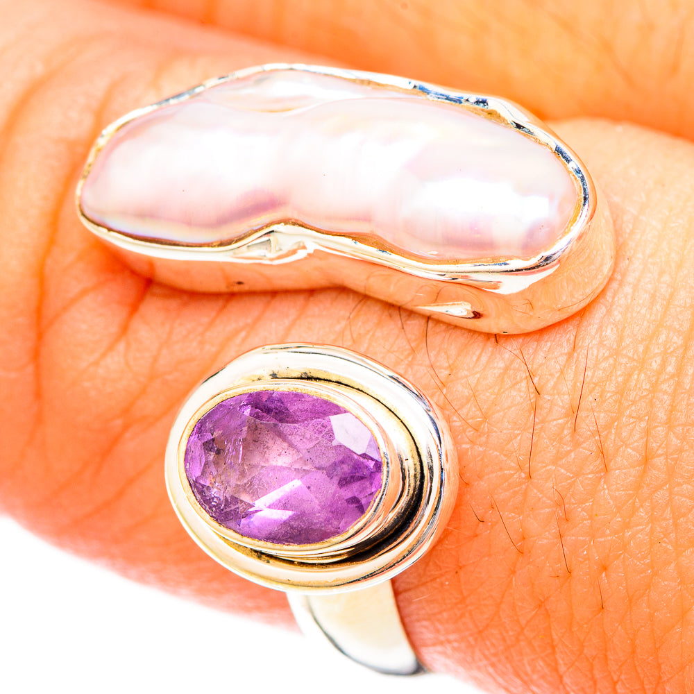 Mother Of Pearl Rings handcrafted by Anasilvercos - RING120455