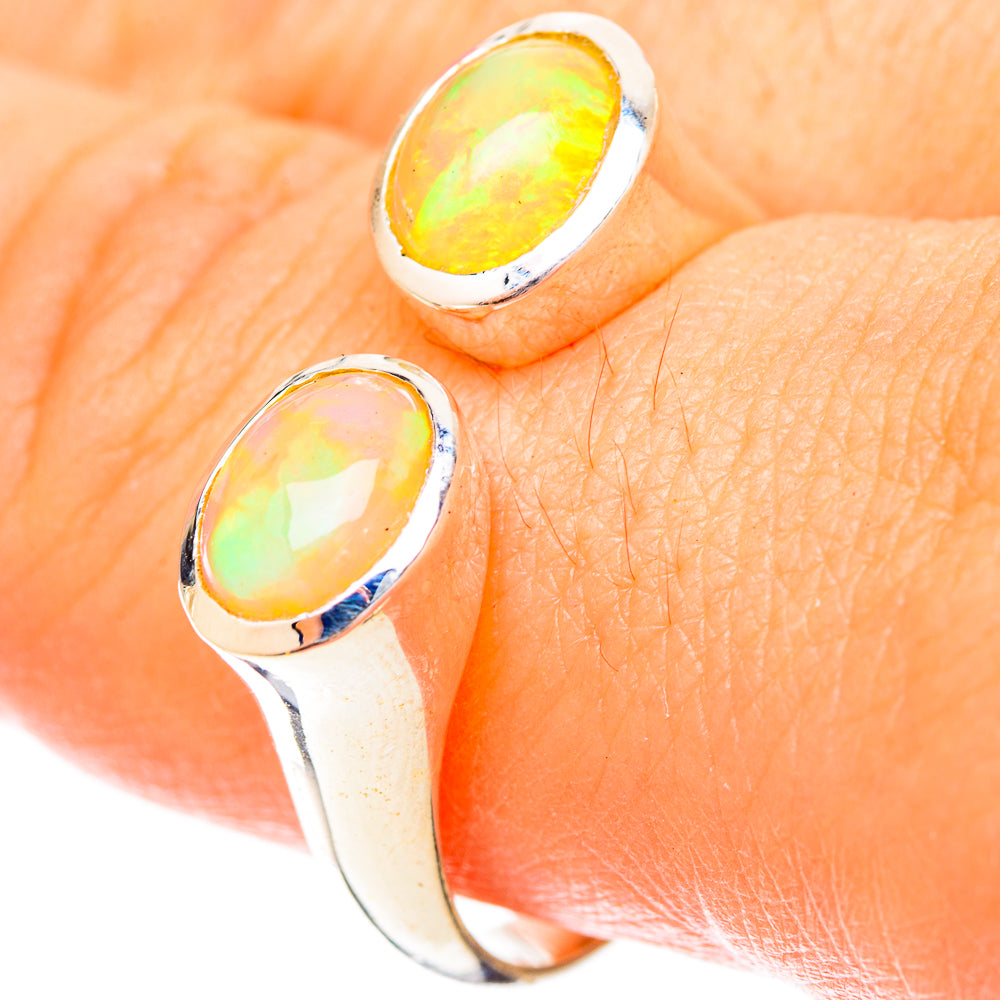 Ethiopian Opal Rings handcrafted by Anasilvercos - RING120458