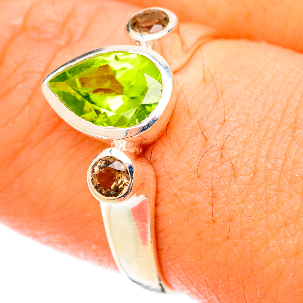 Peridot Rings handcrafted by Anasilvercos - RING120471