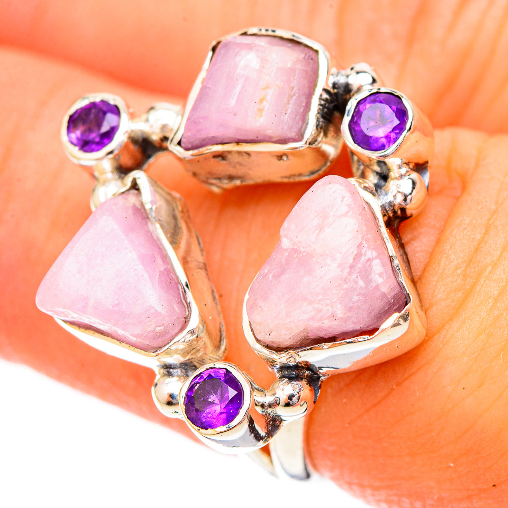 Pink Opal Rings handcrafted by Anasilvercos - RING120479