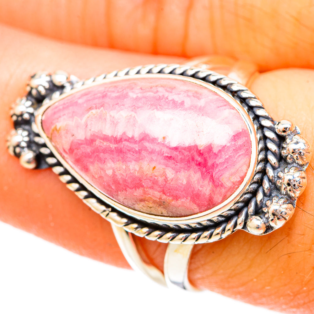 Rhodochrosite Rings handcrafted by Anasilvercos - RING120480