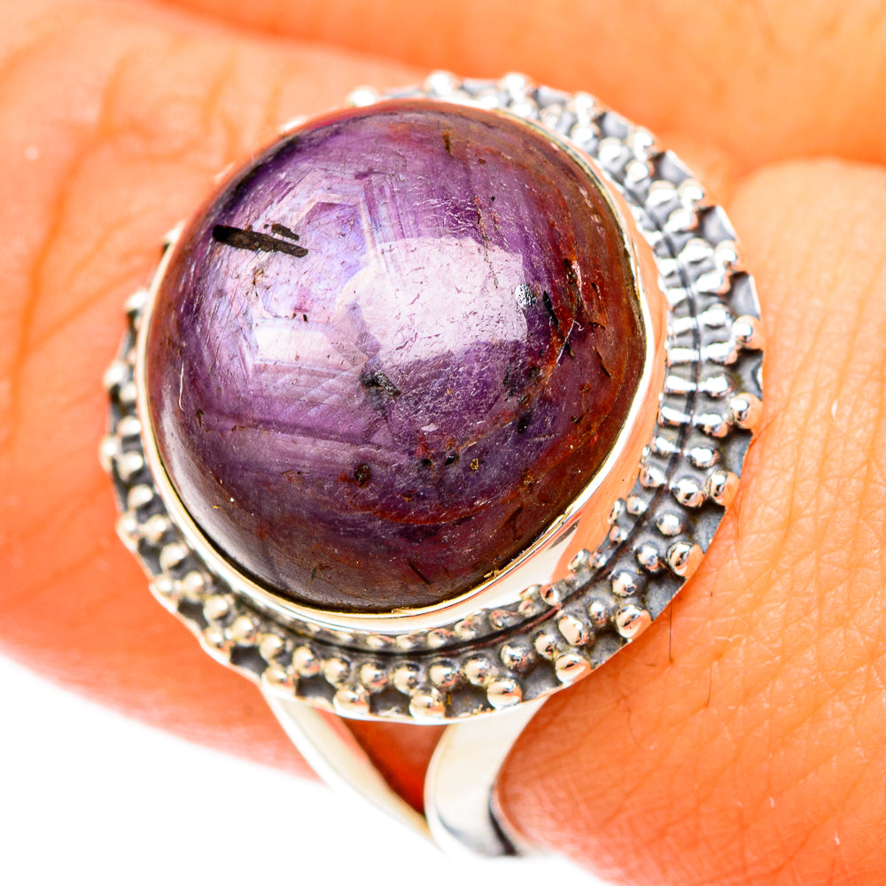 Star Ruby Rings handcrafted by Anasilvercos - RING120481