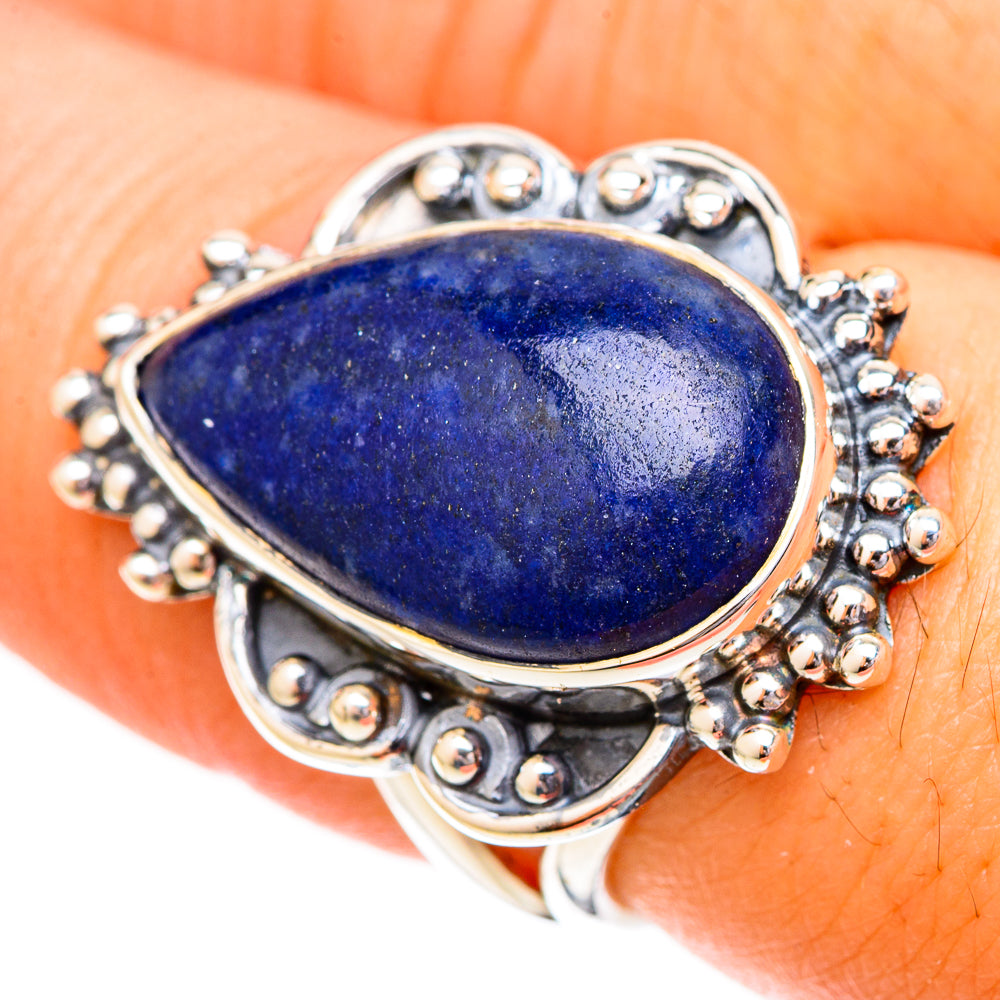 Lapis Lazuli Rings handcrafted by Anasilvercos - RING120498