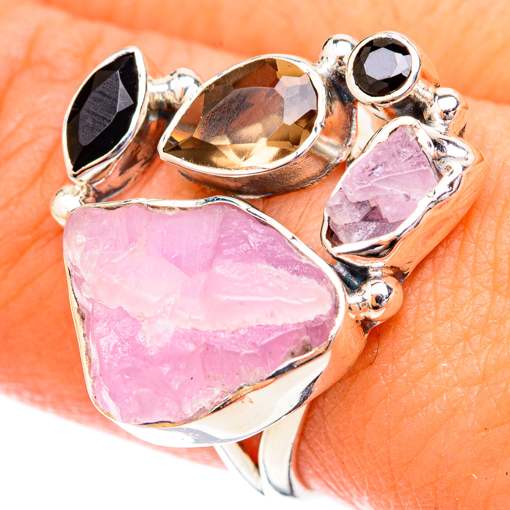 Kunzite Rings handcrafted by Anasilvercos - RING120518