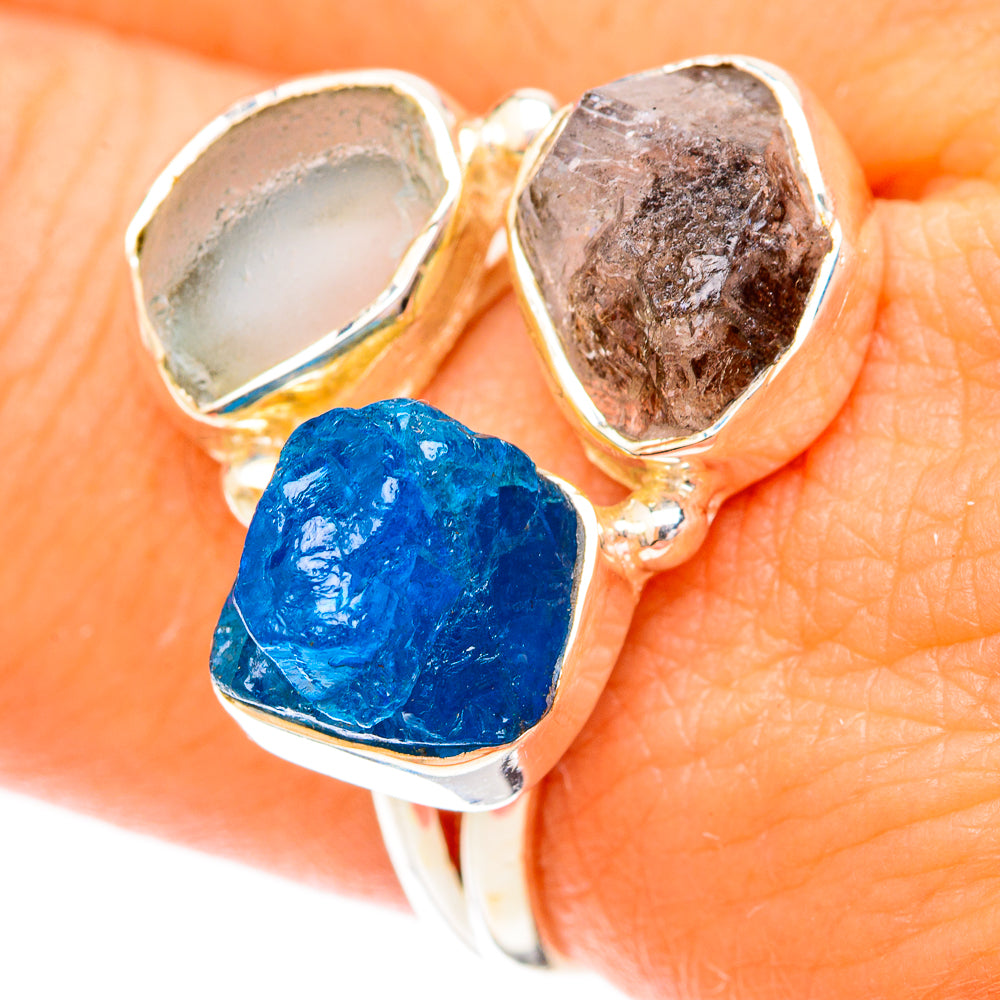Apatite Rings handcrafted by Anasilvercos - RING120538