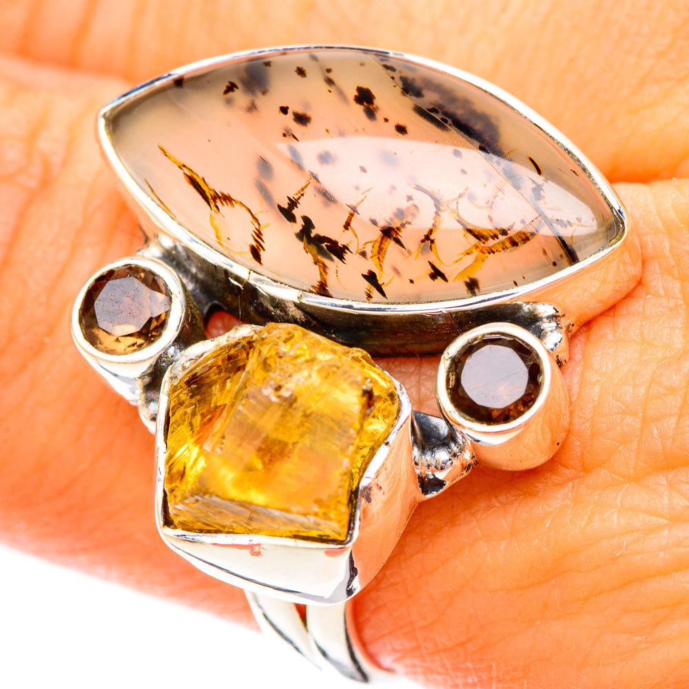 Montana Agate Rings handcrafted by Anasilvercos - RING120545