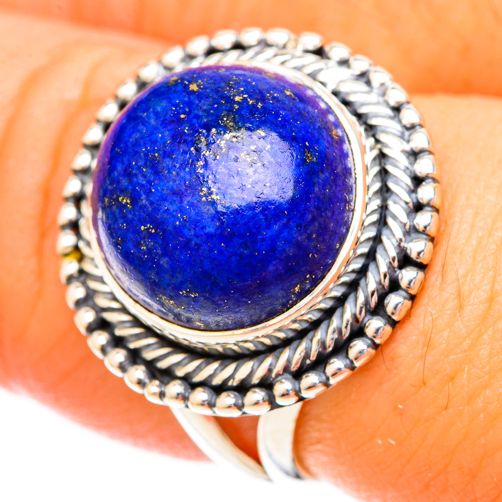 Lapis Lazuli Rings handcrafted by Anasilvercos - RING120568
