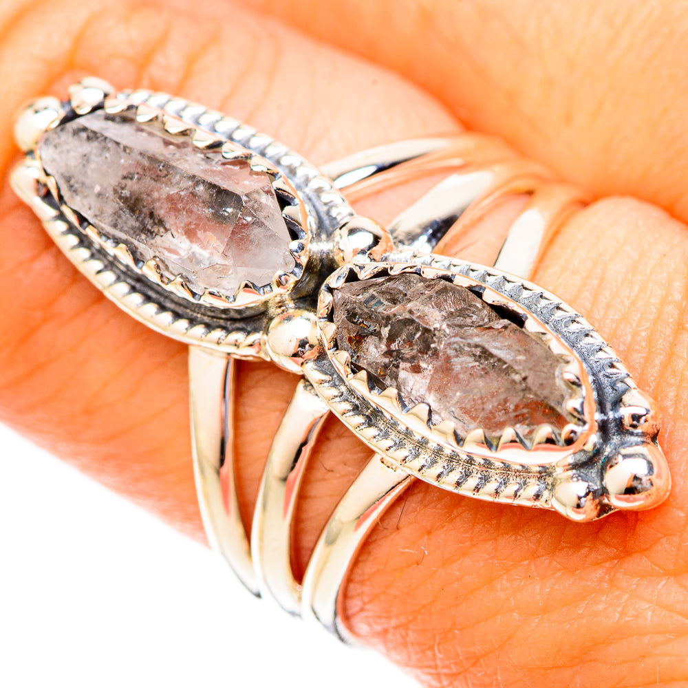 Herkimer Diamond Rings handcrafted by Anasilvercos - RING120595