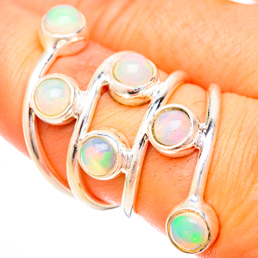 Ethiopian Opal Rings handcrafted by Anasilvercos - RING120639