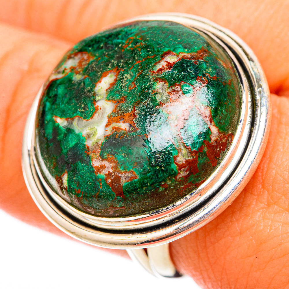 Malachite Rings handcrafted by Anasilvercos - RING120651