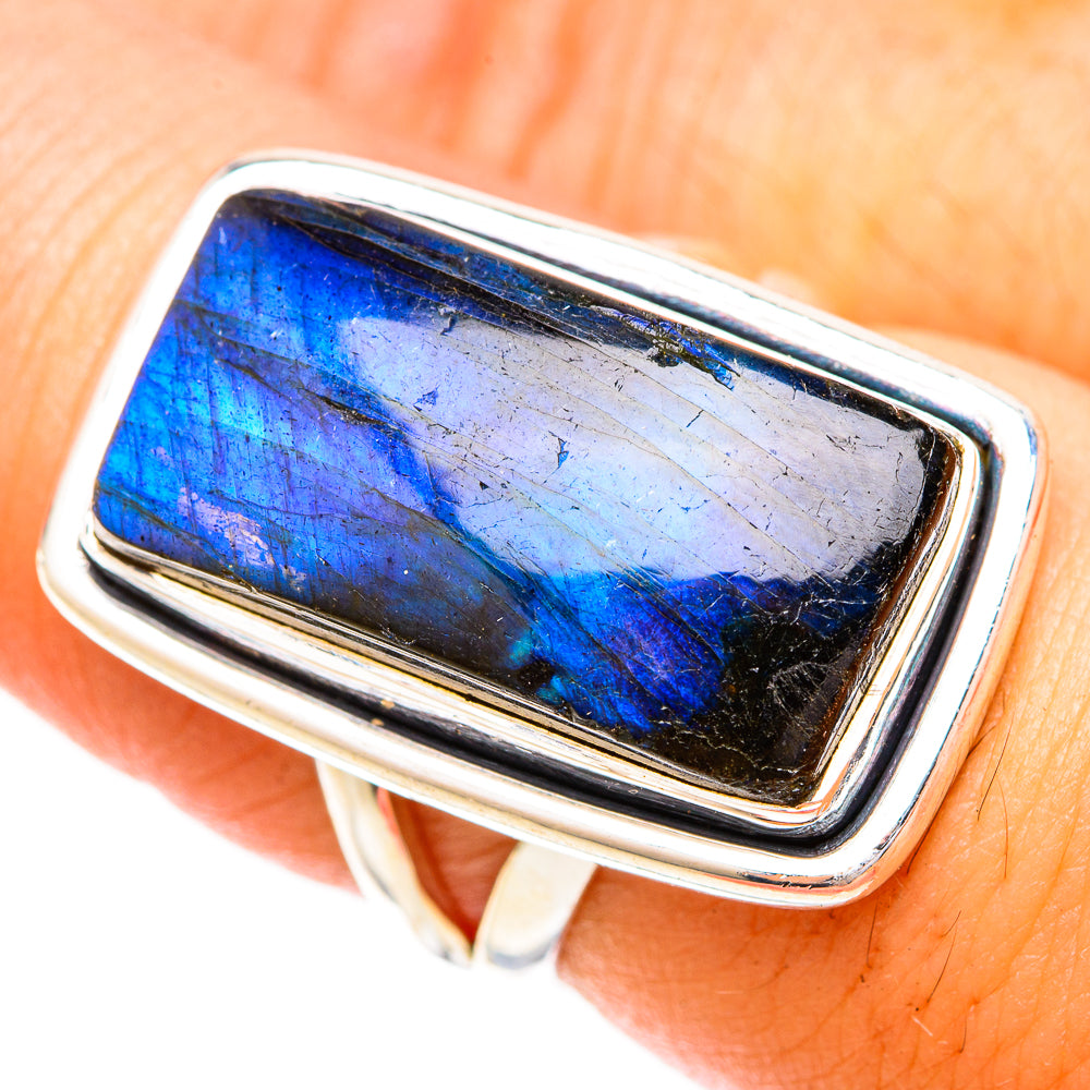 Labradorite Rings handcrafted by Anasilvercos - RING120684