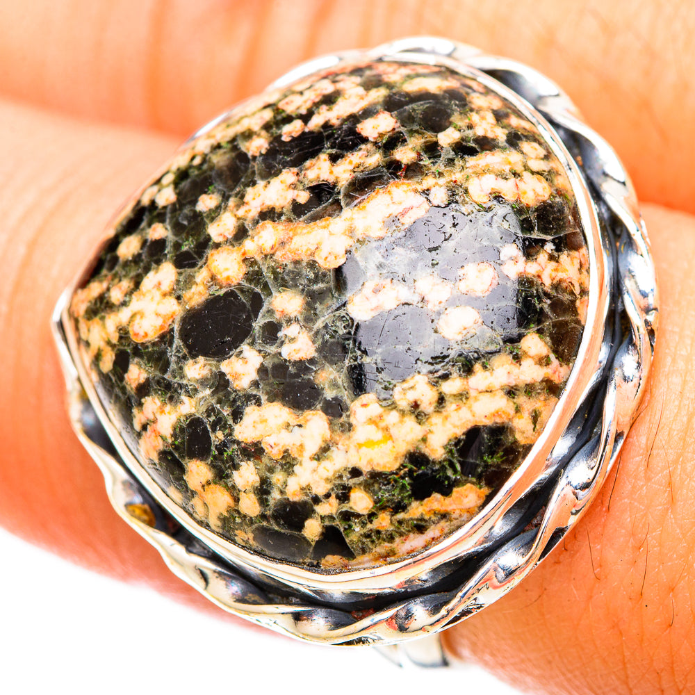 Ocean Jasper Rings handcrafted by Anasilvercos - RING120694
