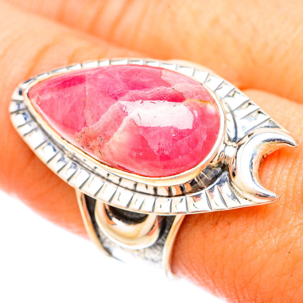 Rhodochrosite Rings handcrafted by Anasilvercos - RING120705