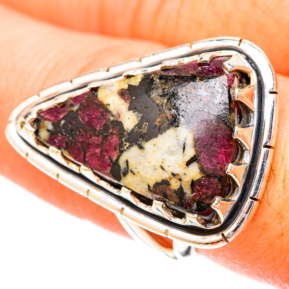 Russian Eudialyte Rings handcrafted by Anasilvercos - RING120717