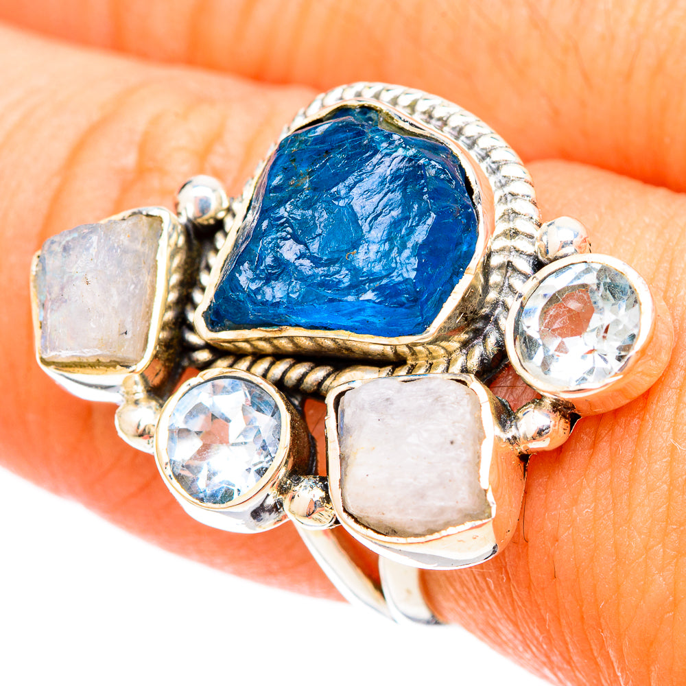 Apatite Rings handcrafted by Anasilvercos - RING120727