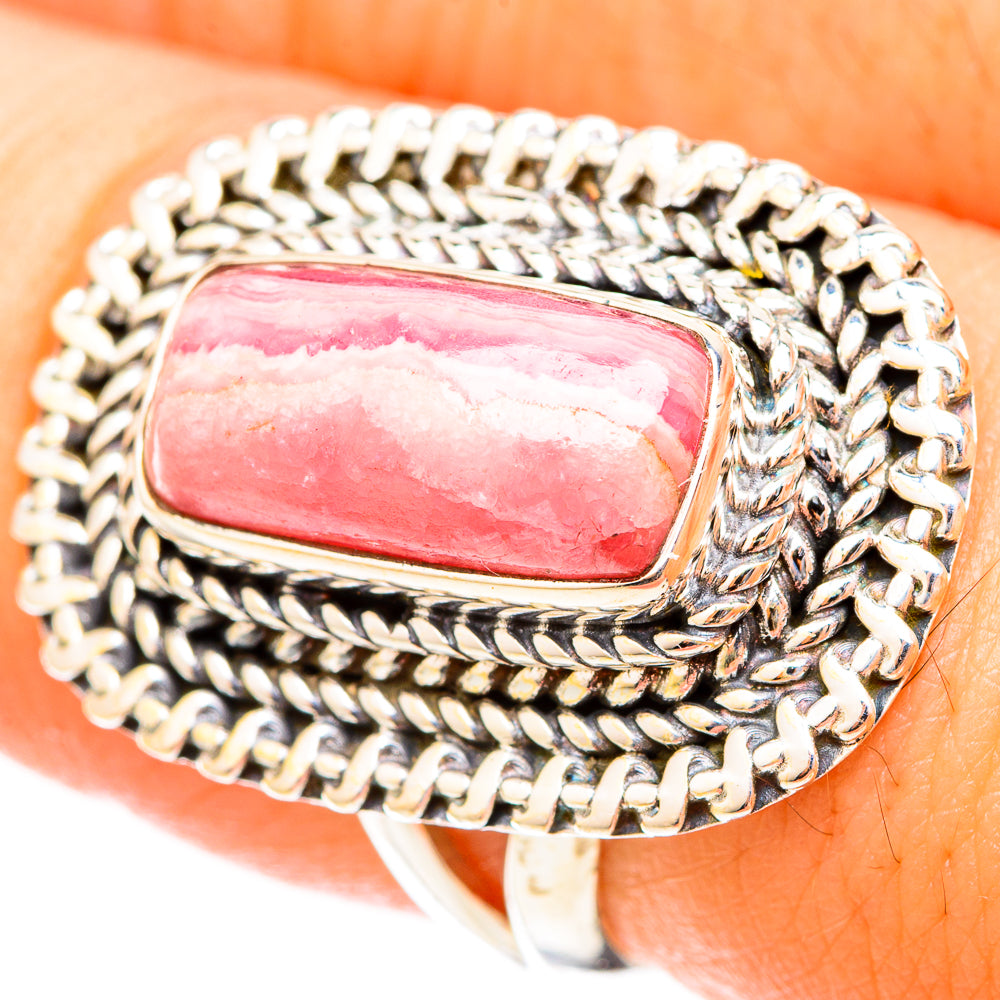 Rhodochrosite Rings handcrafted by Anasilvercos - RING120743