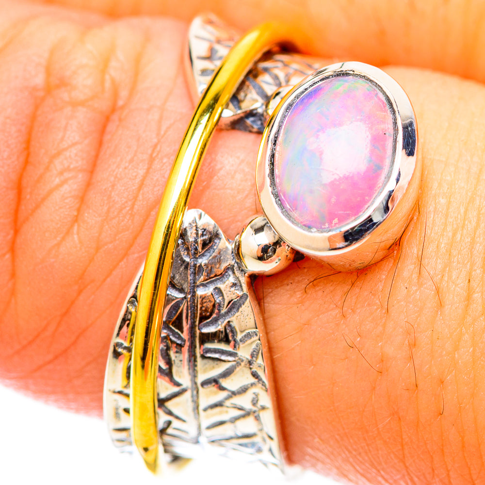 Ethiopian Opal Rings handcrafted by Anasilvercos - RING120755