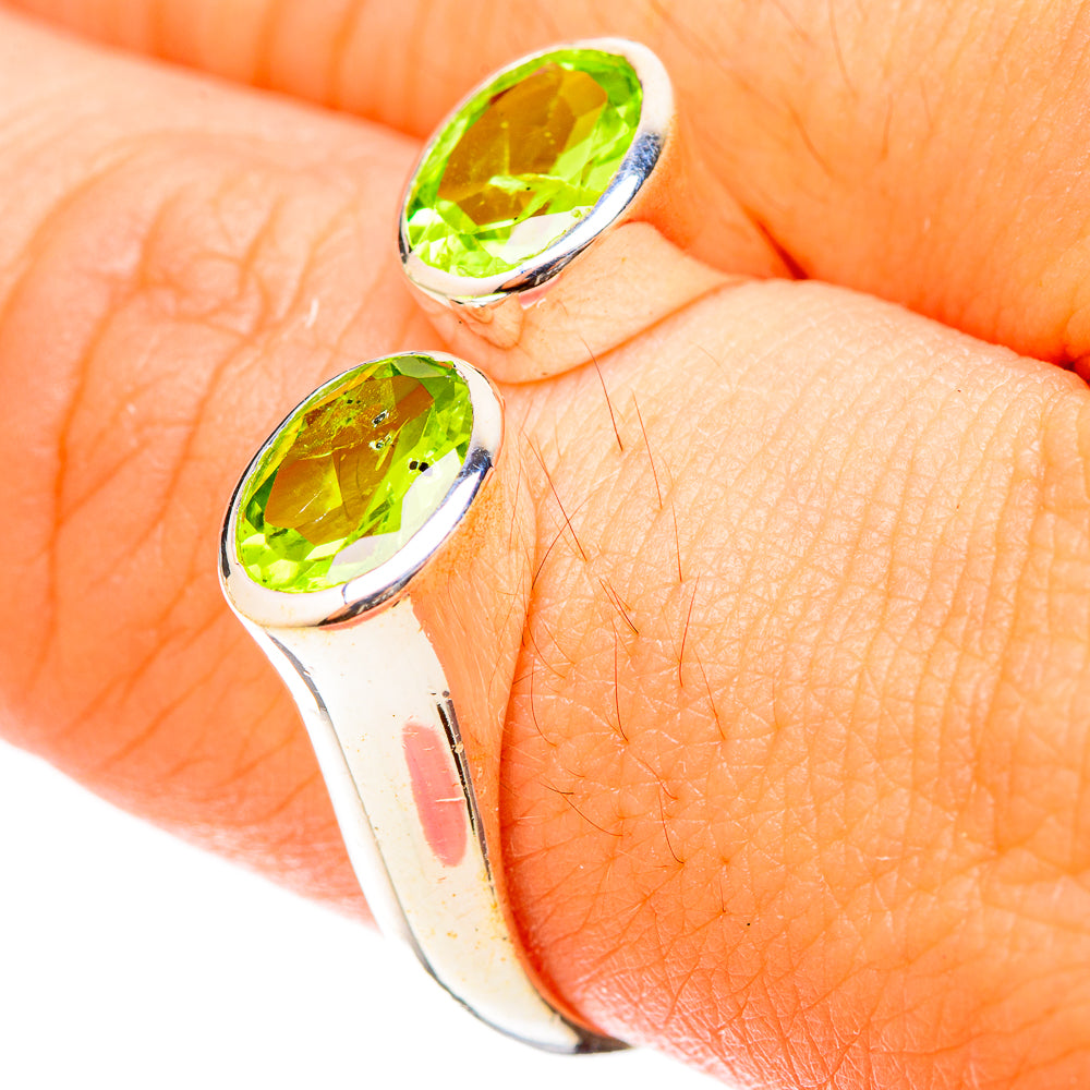 Peridot Rings handcrafted by Anasilvercos - RING120769