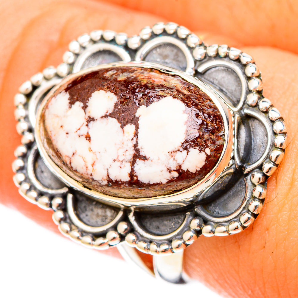 Wild Horse Jasper Rings handcrafted by Anasilvercos - RING120770