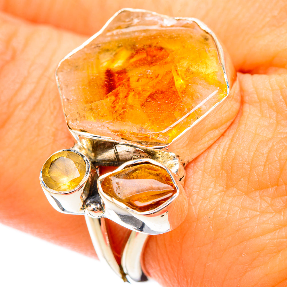 Citrine Rings handcrafted by Anasilvercos - RING120773