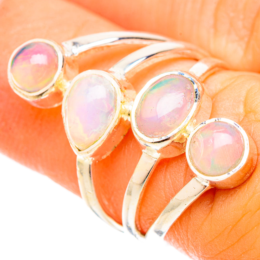 Ethiopian Opal Rings handcrafted by Anasilvercos - RING120789