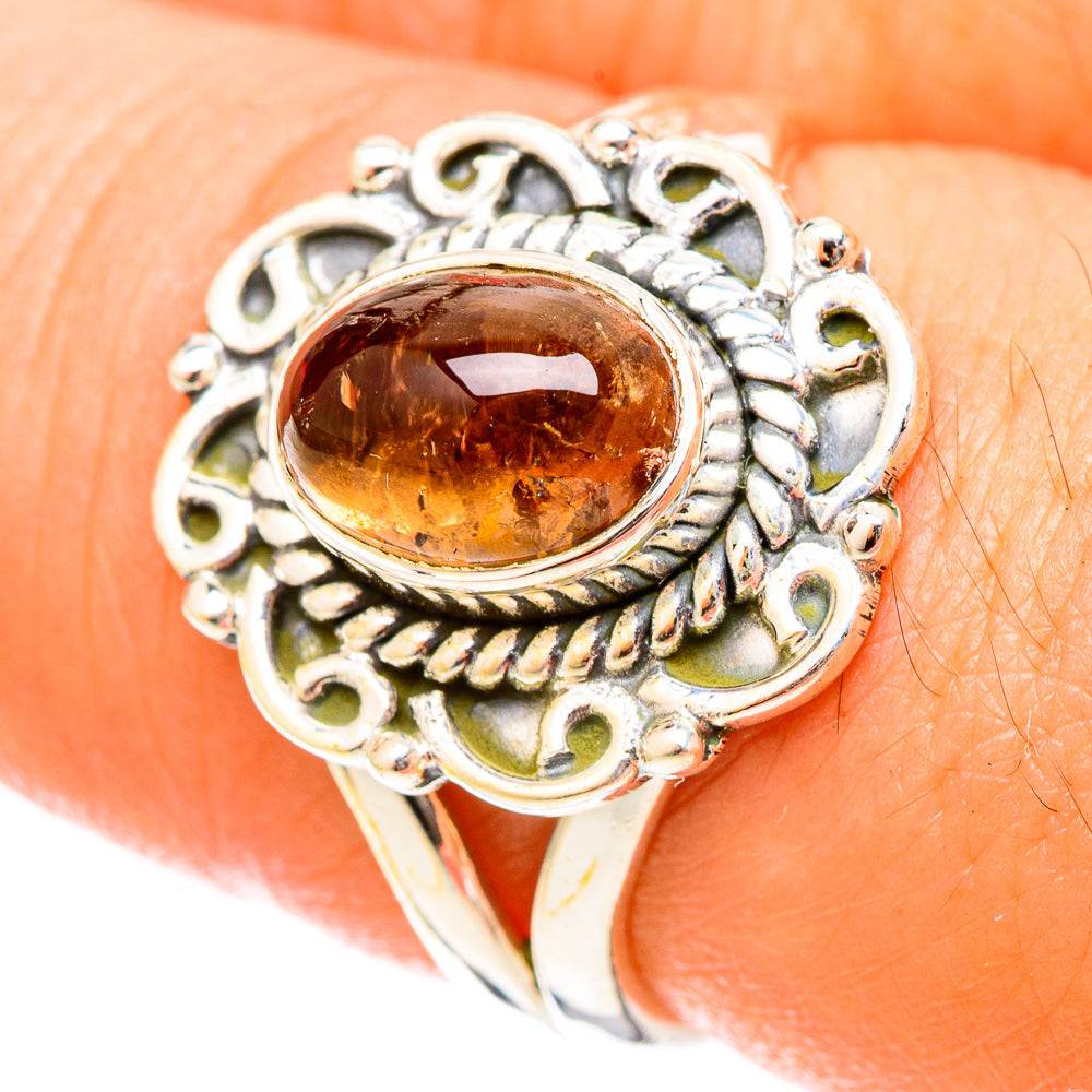 Citrine Rings handcrafted by Anasilvercos - RING120807