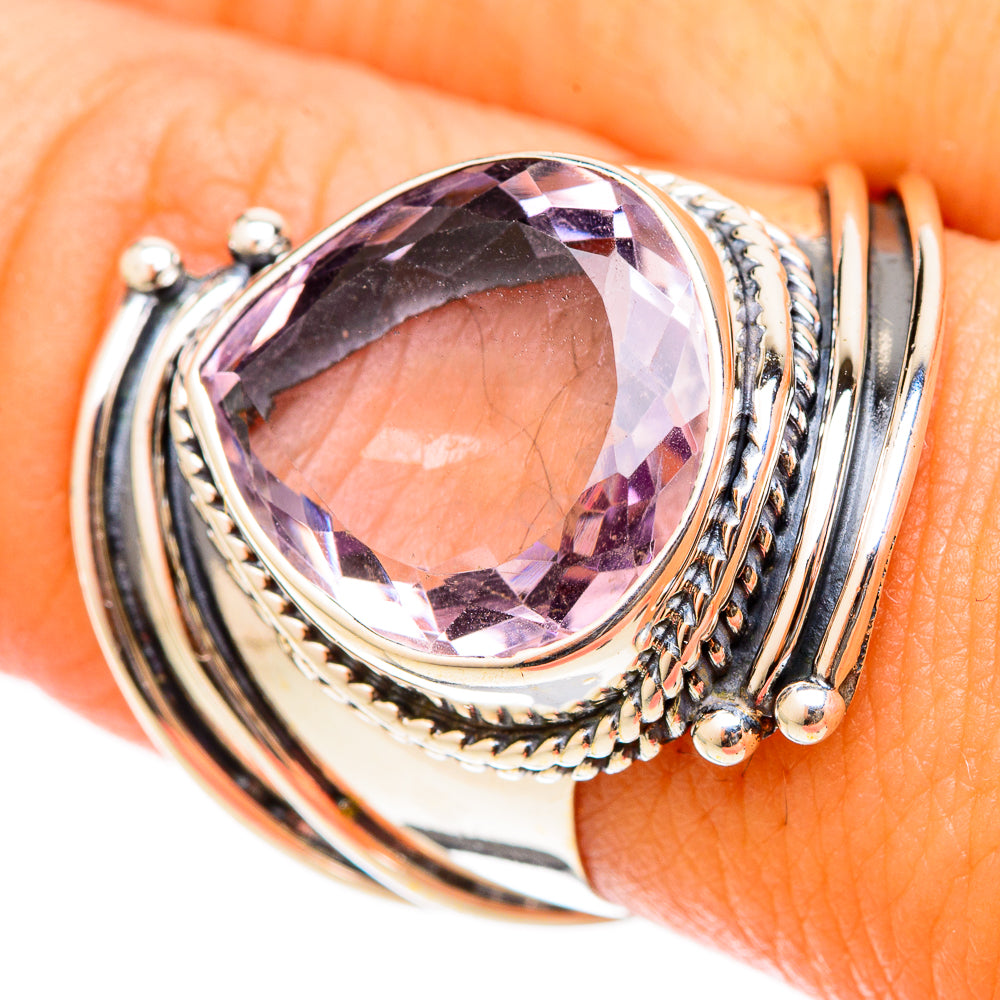 Amethyst Rings handcrafted by Anasilvercos - RING120810