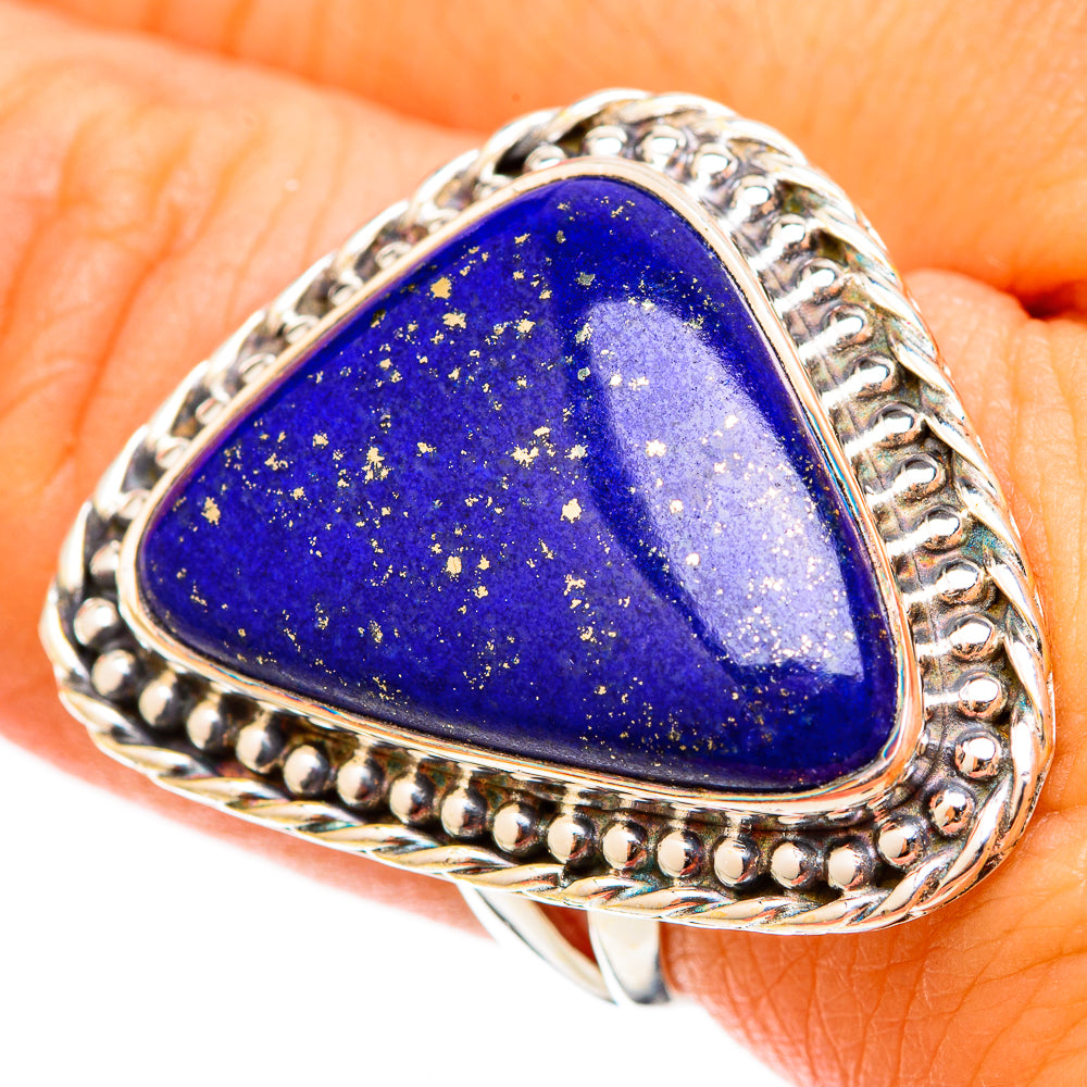 Lapis Lazuli Rings handcrafted by Anasilvercos - RING120829