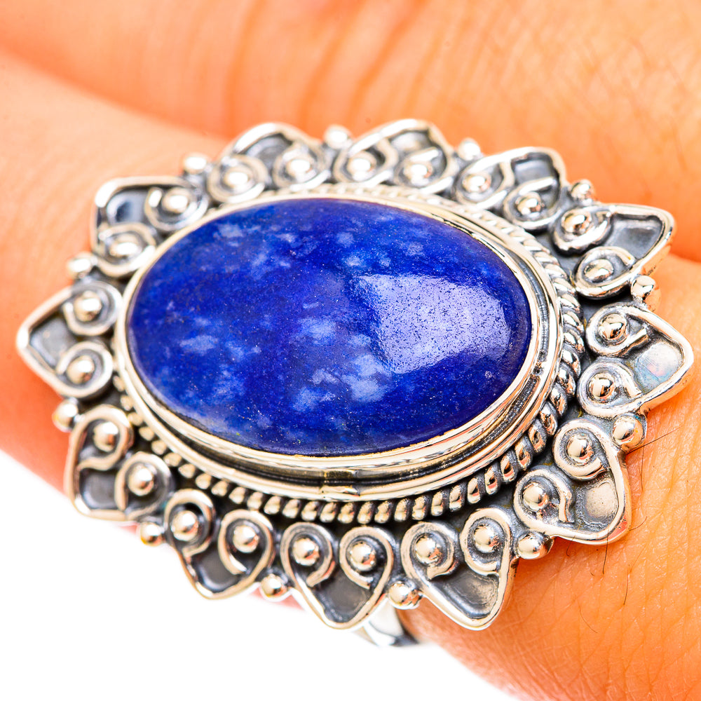 Sodalite Rings handcrafted by Anasilvercos - RING120831
