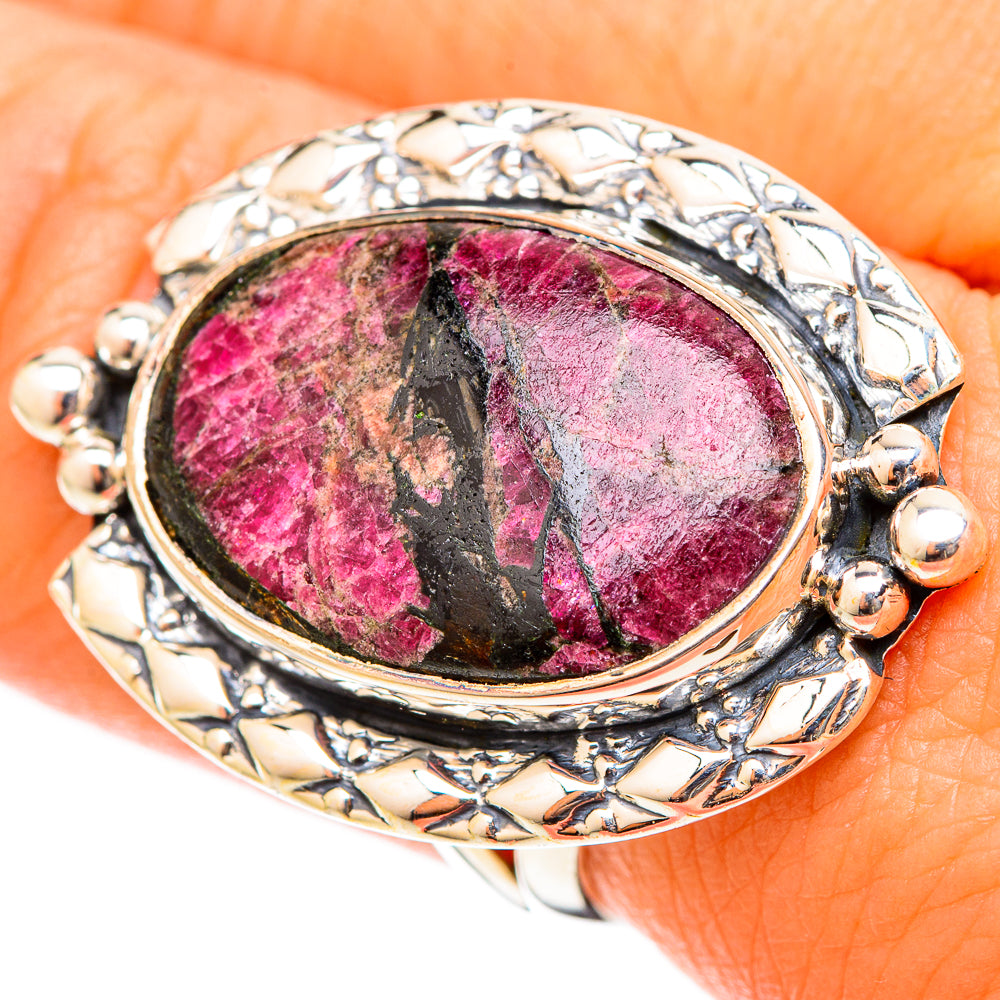 Russian Eudialyte Rings handcrafted by Anasilvercos - RING120857