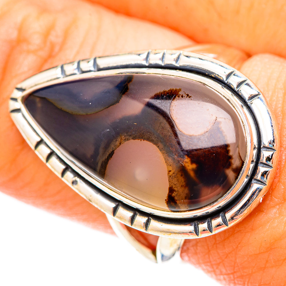 Montana Agate Rings handcrafted by Anasilvercos - RING120908