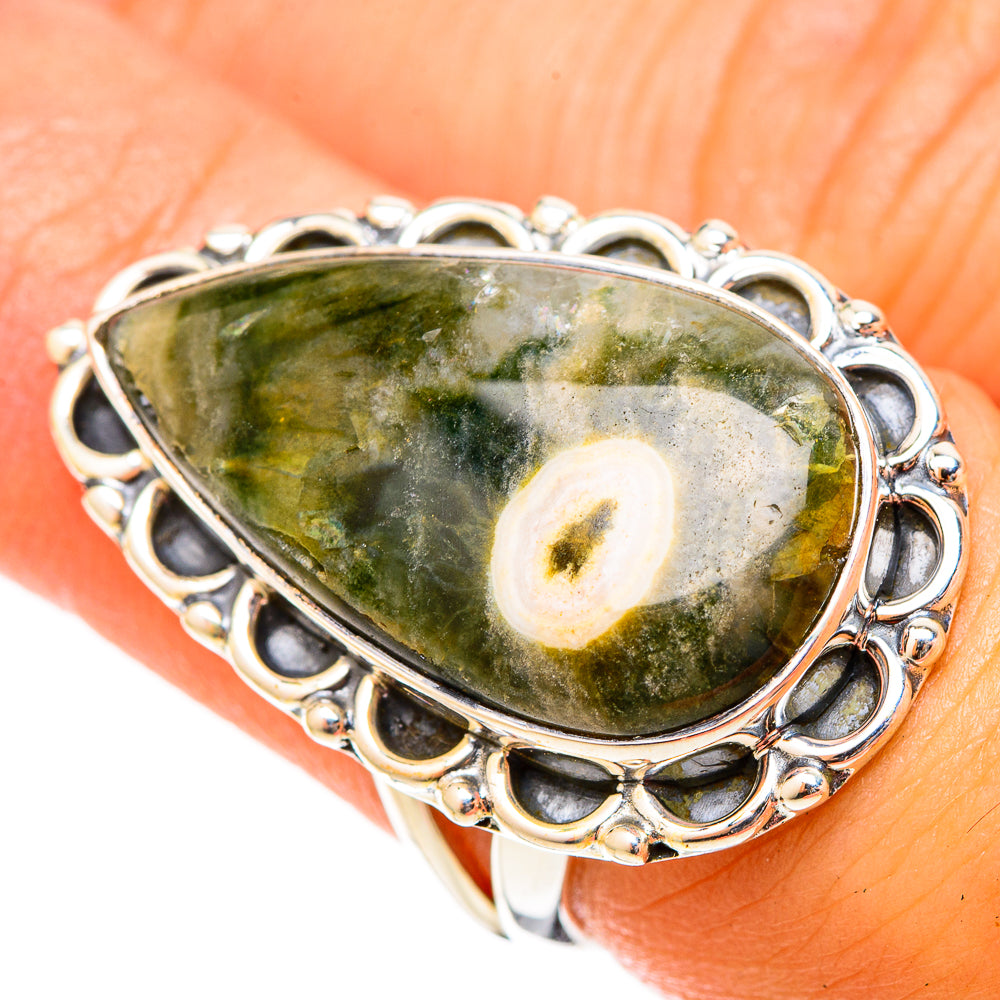 Ocean Jasper Rings handcrafted by Anasilvercos - RING120966