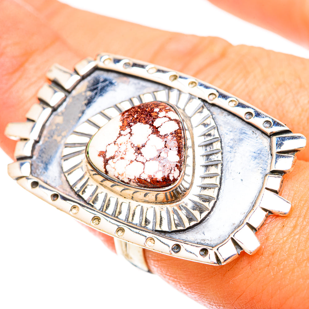 Wild Horse Jasper Rings handcrafted by Anasilvercos - RING120974