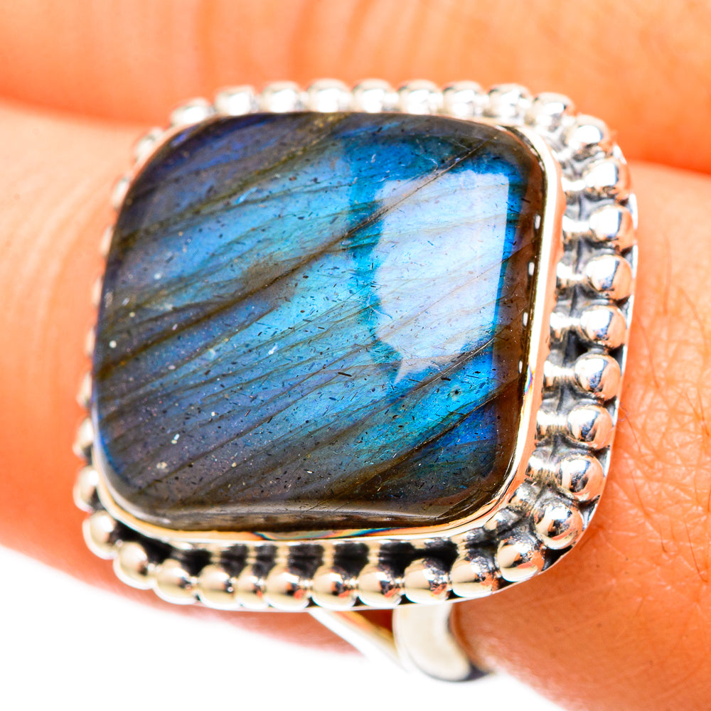 Labradorite Rings handcrafted by Anasilvercos - RING120999