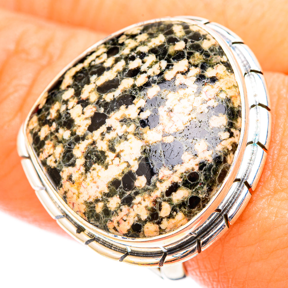 Ocean Jasper Rings handcrafted by Anasilvercos - RING121015