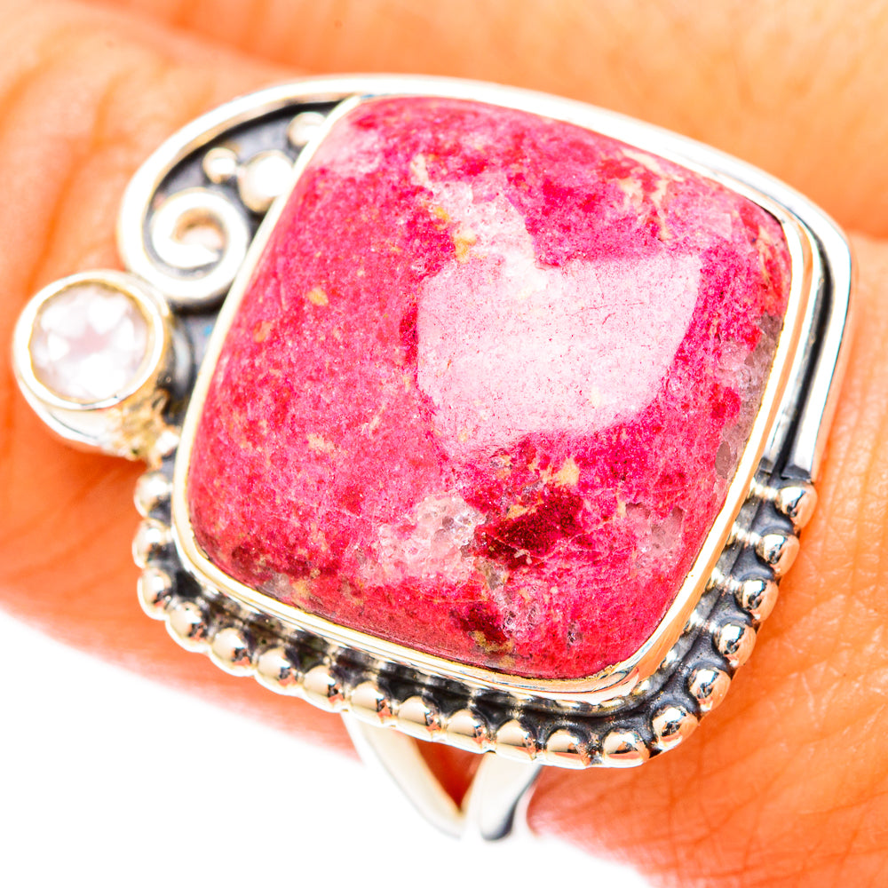 Thulite Rings handcrafted by Anasilvercos - RING121022