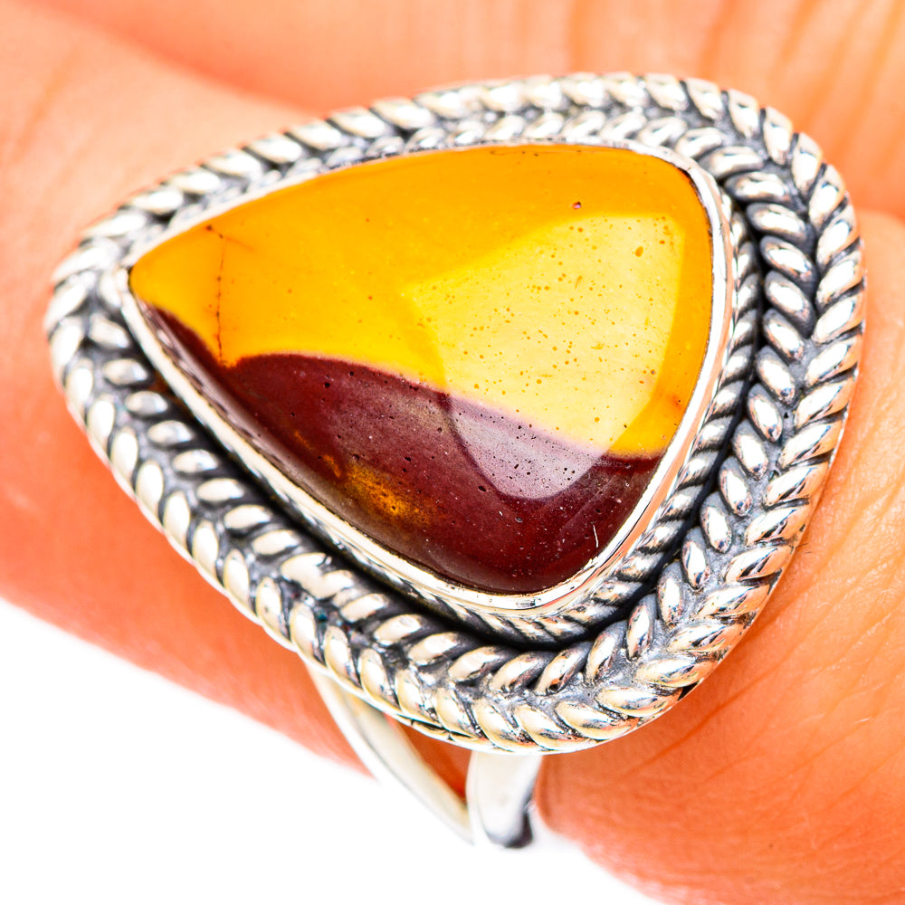 Mookaite Rings handcrafted by Anasilvercos - RING121043