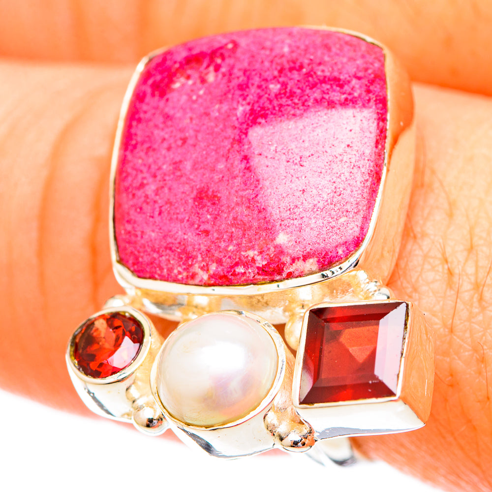 Thulite Rings handcrafted by Anasilvercos - RING121047