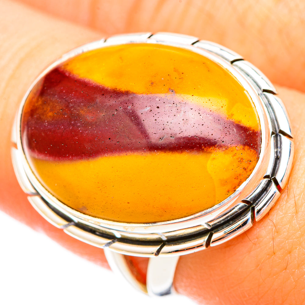 Mookaite Rings handcrafted by Anasilvercos - RING121075