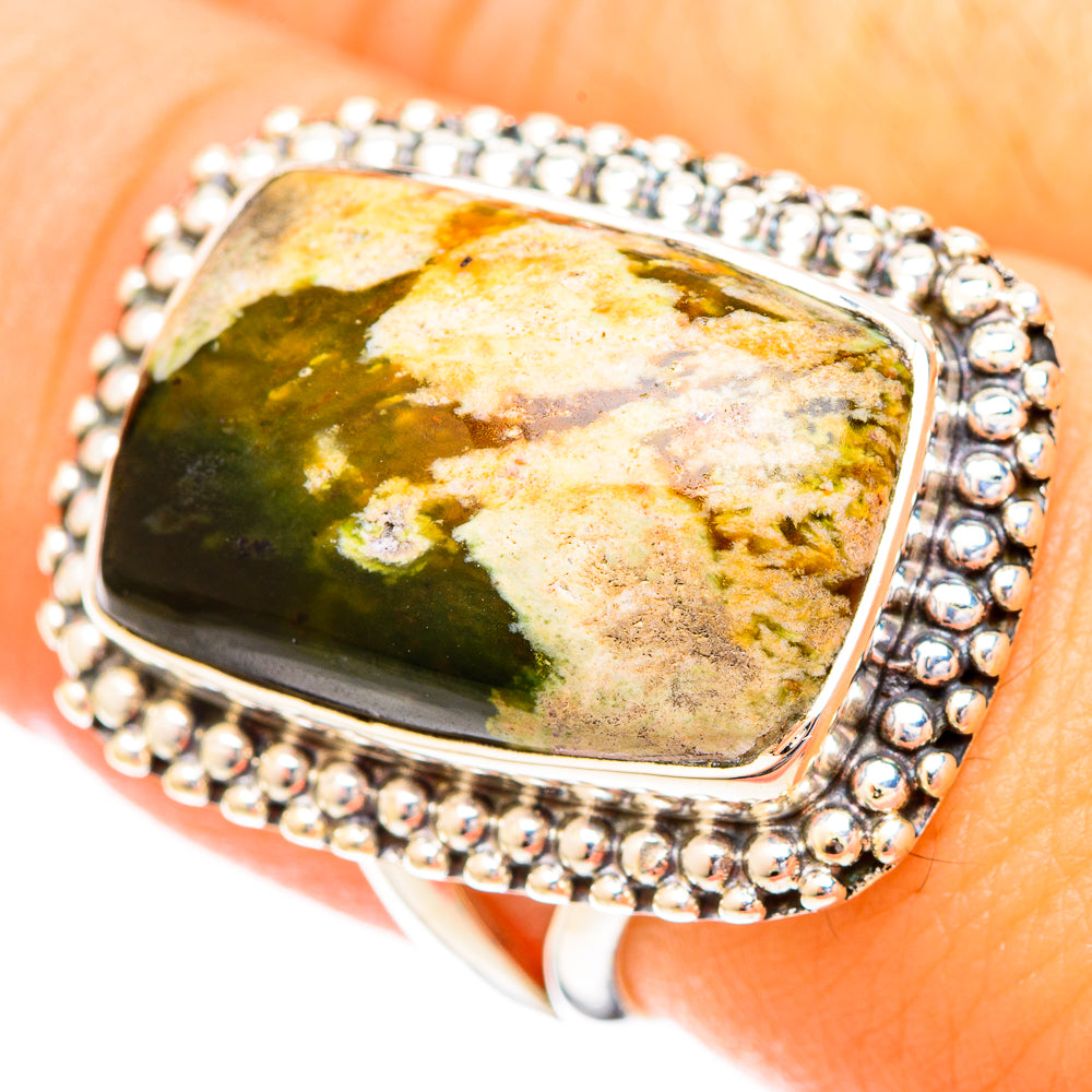 Ocean Jasper Rings handcrafted by Anasilvercos - RING121100