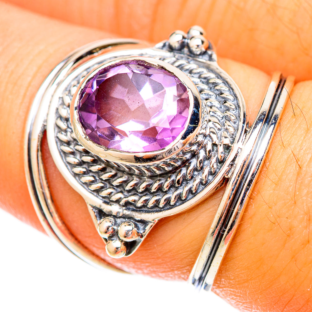 Amethyst Rings handcrafted by Anasilvercos - RING121110