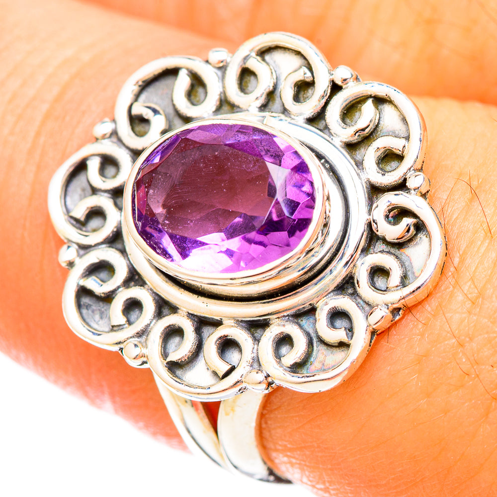 Amethyst Rings handcrafted by Anasilvercos - RING121111